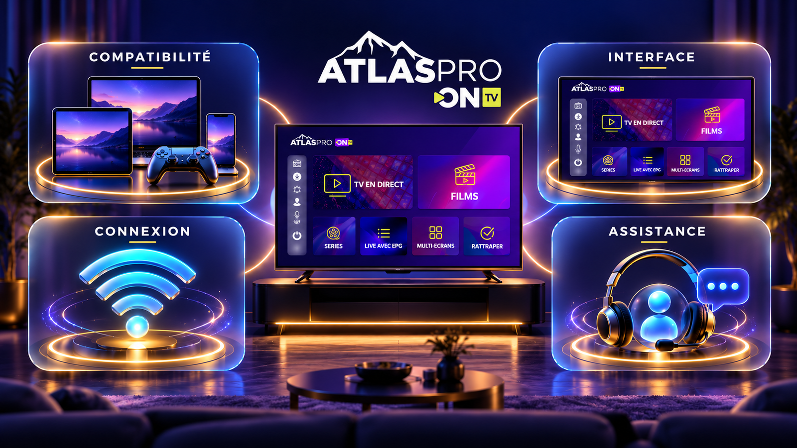 Atlas Pro ONTV avis 2026 : fonctionnalités et compatibilité