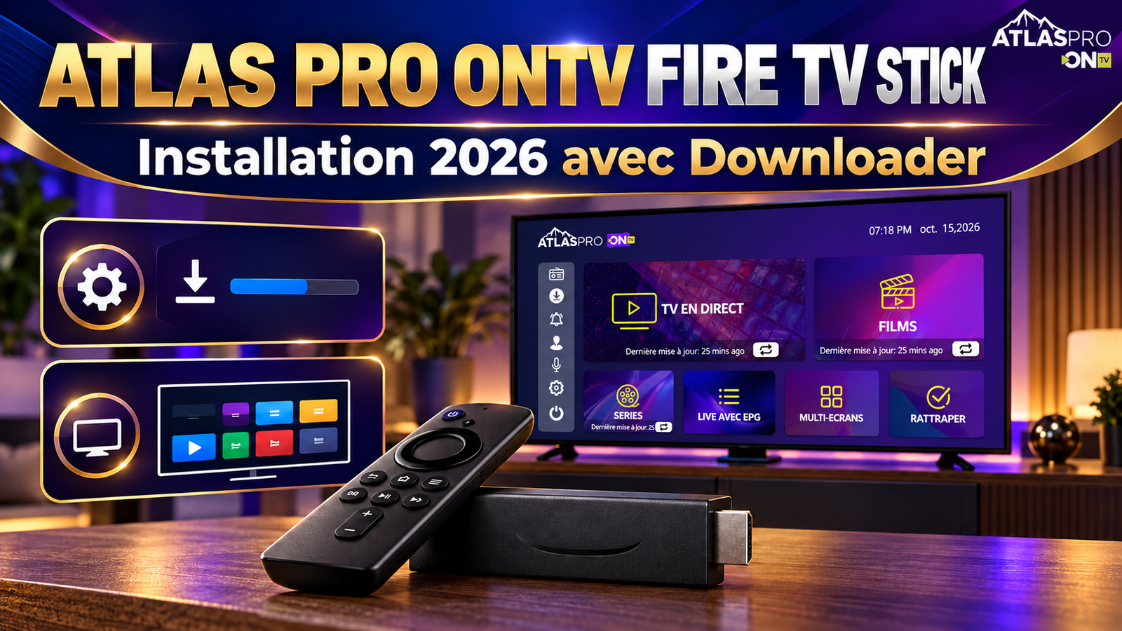 Installer Atlas Pro ONTV sur Fire TV Stick