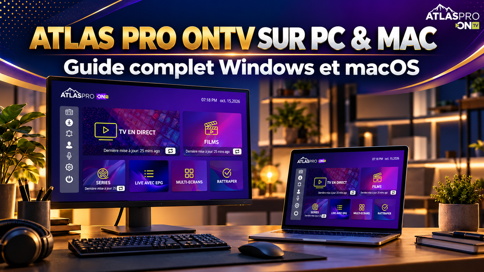 Atlas Pro ONTV sur PC Windows et Mac