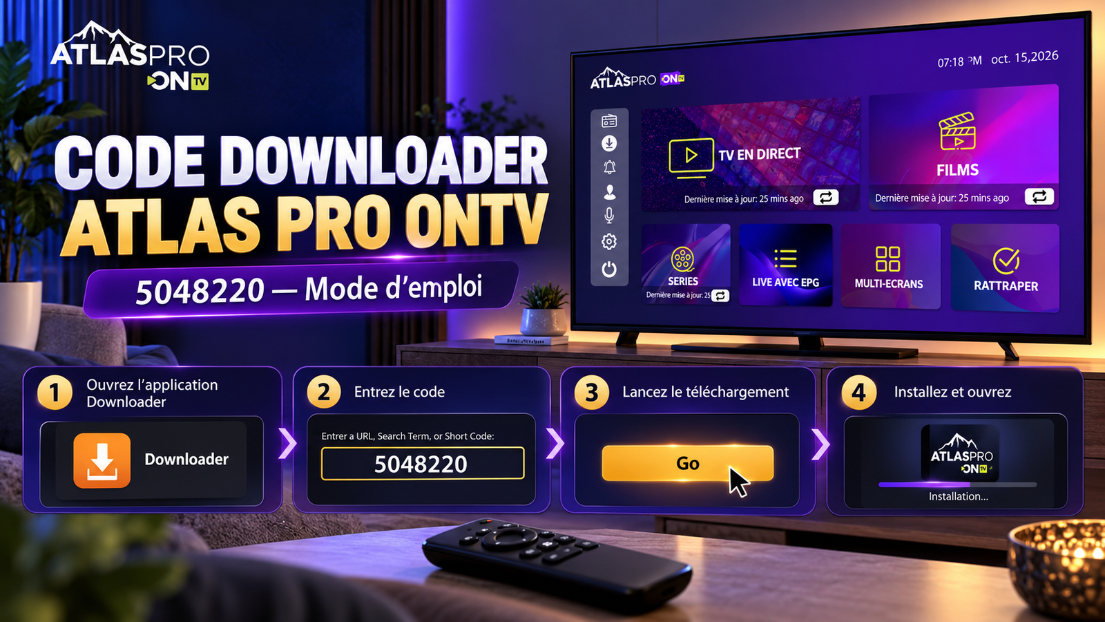 Code Downloader Atlas Pro ONTV 5048220
