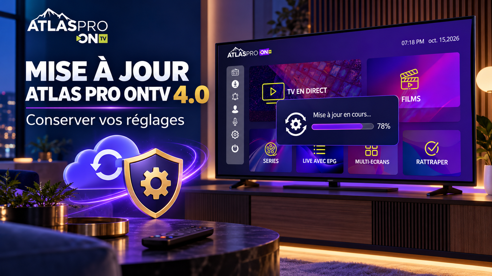 Mettre à jour Atlas Pro ONTV 4.0