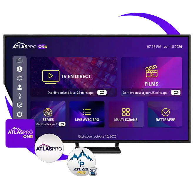 Atlas Pro ONTV sur télévision et appareils compatibles